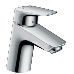 Robinet baie hansgrohe Logis 70, crom, EcoSmart, inaltime 67 mm