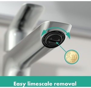 Robinet chiuveta hansgrohe Logis Fine 71258821, 30,5 cm, nichel periat - Img 4