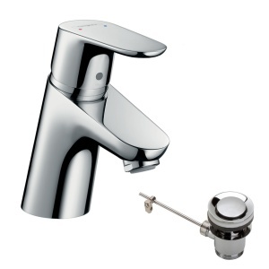 Robinet cu un singur maner hansgrohe Focus, crom, inaltime 70mm