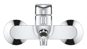 Robinet de baie GROHE Start Edge, crom, montare pe perete, cu un singur maner - Img 3