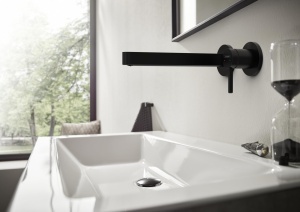 Robinet de baie hansgrohe Finoris, montare pe perete, mat negru, 228 mm - Img 5