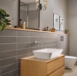 Robinet de baie hansgrohe Rebris E, montare pe perete, crom, 20 cm - Img 3