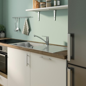 Robinet de bucatarie GROHE StartGo, crom, cu 140 rotire, montare usoara - Img 9