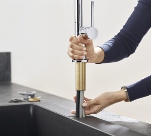 Robinet de bucatarie hansgrohe Talis M54, crom, 360 rotire, dus extractibil - Img 5