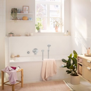 Robinet de cada hansgrohe Rebris S, montaj in perete, crom, 2 functii - Img 2