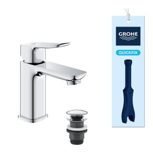 Robinet pentru baie GROHE Dice, crom, 15 cm, cu tehnologie de economisire a apei