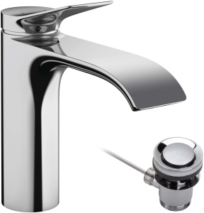Robinet pentru chiuveta hansgrohe Vivenis, 110 mm, crom, EcoSmart