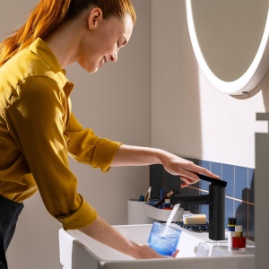 Robinet pentru chiuveta hansgrohe Zesis S, mattschwarz, EcoSmart, 74 mm - Img 8