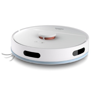 Robot aspirator si mop Philips Homerun Seria 2000 XU200025 6000Pa navigatie laser Alb Arctic