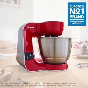 Robot de bucatarie Bosch MUM5X734, 3.9 L, 1000 W, Dark Red - Img 2