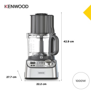 Robot de bucatarie Kenwood FDM72.990SS, 3L, 1000W, Argintiu - Img 8