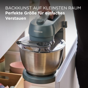 Robot de bucatarie Kenwood Go KZM35000GY compact bol 4L 800W albastru - Img 2