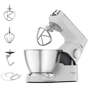 Robot de bucatarie Kenwood Titanium Chef Baker KVC65001WH Alb 1200W cantar integrat bol 5L