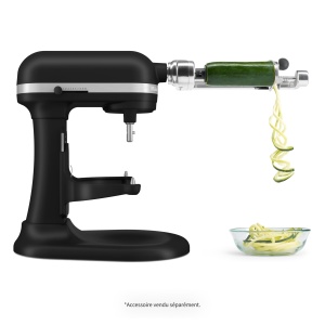 Robot de bucatarie KitchenAid 5,2 L, putere mare, negru mat - Img 8