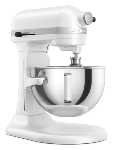 Robot de bucatarie KitchenAid 5KSM55SXXEWH, 5.2L, Alb, Putere mare - Img 5
