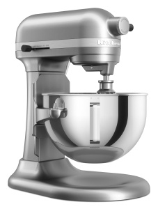 Robot de bucatarie KitchenAid Heavy Duty, 5.2 L, argintiu, design robust - Img 5