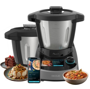 Robot de bucatarie multifunctional Cecotec Mambo Touch, 3.3L, 37 functii, cu aplicatie mobila