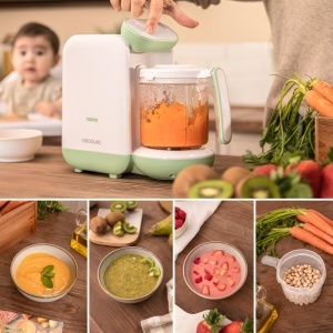 Robot de bucatarie pentru bebelusi Cecotec Nana BabyCare, 4 in 1, BPA-free - Img 4