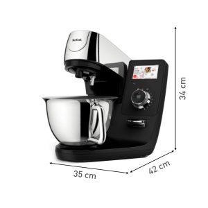 Robot de bucatarie Tefal I-Coach Touch QB950D37, 1200 W, 21 programe automate, negrusilver - Img 9