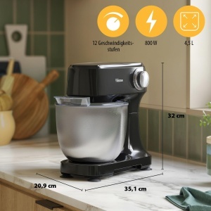 Robot de bucatarie Tristar MX-4870, 4.5L, 800W, 12 viteze - Img 2