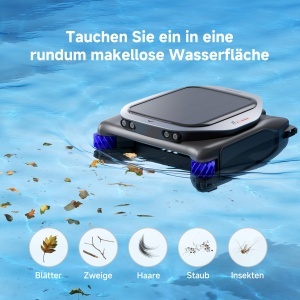 Robot de curatare a piscinei Dreame J1, 5000 mAh, 360 curatare, control prin aplicatie - Img 3