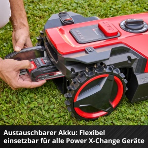 Robot de tuns gazon Einhell FREELEXO 500 Power X-Change 500 m2 control prin aplicatie IPX5 - Img 6