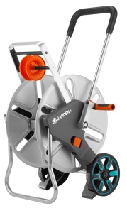 Rola de furtun Gardena CleverRoll L Easy Metall, capacitate 100 m, metal, stabila - Img 3
