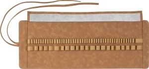 Rola pentru creioane Faber-Castell Art Graphic, capacitate 45 piese, din piele ecologica - Img 4