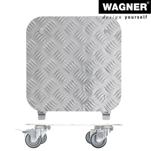 Rola pentru plante WAGNER Alaska 29 x 29 cm, aluminiu, 100 kg, 4 roti - Img 5