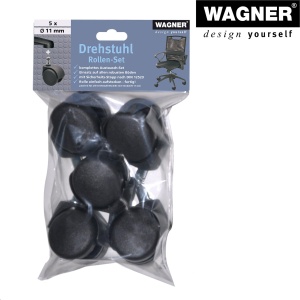 Role birou WAGNER 5 piese - Diametru 50 mm, Inaltime 60 mm, Capacitate 50 kg - Img 5