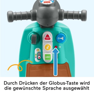 Roller muzical Fisher-Price pentru copii, 3 niveluri de invatare, multi-lingv - Img 4