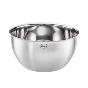 ROSLE Basic Line Bowl bol din otel inoxidabil pentru prepararea si depozitarea alimentelor otel inoxidabil 1810 se poate spala in masina de spalat vas