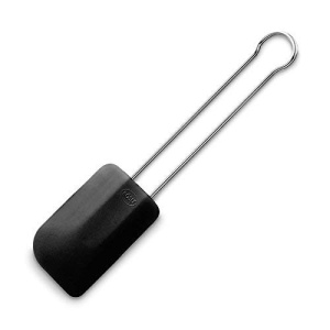 ROSLE Razuitor de aluat spatula de aluat de inalta calitate ca ajutor pentru coacere si gatit silicon durabil -30degC pana la 200degC negru foarte mar - Img 2