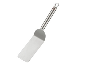 ROSLE Sandwich Pallet Offset Strunjitor din otel inoxidabil de inalta calitate cu maner rotund si bucla de agatare otel inoxidabil 1810 32 cm argintiu - Img 4
