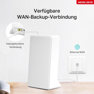 Router 4G Mercusys MB230-4G, Dual-Band AC1200, 300Mbps, 64 Dispozitive - Img 6