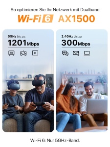 Router 5G Tenda 5G01, Wi-Fi 6, 1500Mbps, Dual Band, Plug Play - Img 6
