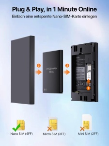 Router Mobil 4G LTE Tenda MF6, WiFi 6, Ecran Colorat 1.44 Inch - Img 6