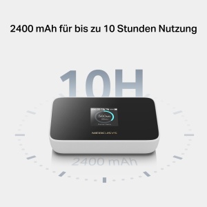 Router Mobil Mercusys MT115, 4G LTE 150 Mbps, Wi-Fi 6, 2400 mAh - Img 4