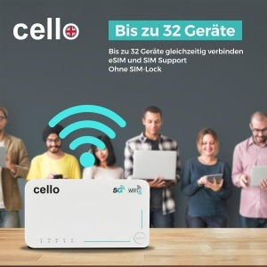 Router portabil 5G Cello AX1800, dualband 2.45 GHz, 4000 mAh, SIM-Lock liber - Img 3