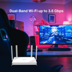 Router Wi-Fi 7 TP-Link Archer BE220W, Dual-Band 3570 Mbps, 5 Porturi Gigabit, Alb - Img 5