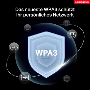 Router Wi-Fi Mercusys MR27BE, Dualband, 3.6 Gbps, 4 antene - Img 7