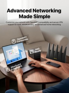 Router WiFi 7 Tenda BE7200, Dual-Band, 5765 Mbps, 2.5G Porturi - Img 6