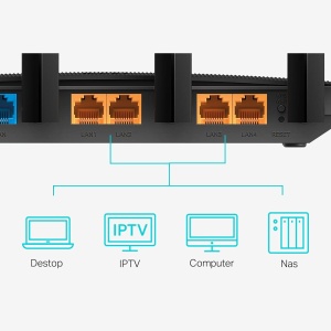 Router WLAN TP-Link Archer C80, Dualband 1900 Mbits, 4 Porturi Gigabit LAN - Img 7