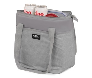 Rucsac frigorific IGLOO Print Essential 9L, gri, pliabil, pentru birou si picnic - Img 3