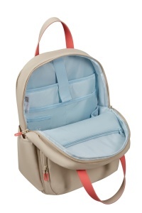 Rucsac laptop American Tourister Puffypop 156 inch 21L ergonomic culoare beige - Img 9