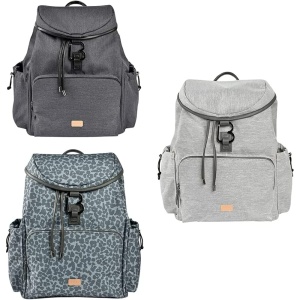 Rucsac pentru scutece Beaba Vancouver, capacitate 22 l, culoare gri deschis - Img 7