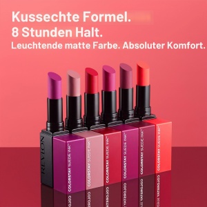 Ruj mat Revlon ColorStay Suede Ink, Nr. 012 Power Trip, 2,55 g, vegan - Img 4