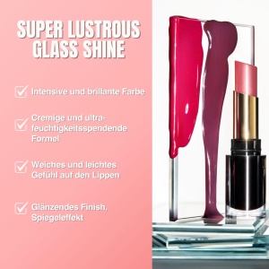 Ruj Revlon Super Lustrous Glass Shine, 3.1 ml, Culoare 002 Beaming Strawberry - Img 3