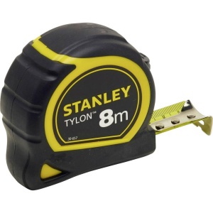 Ruleta Stanley Tylon 8m, 25mm, cu carcasa din plastic, sistem de blocare