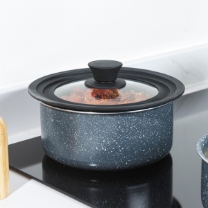 Russell Hobbs RH03281EU7 capac universal din sticla securizata pentru ghivece de 16 cm, 18 cm, 20 cm. Margine din silicon pentru oale si tigai, Capac de schimb cu iesire de abur, Clear - Img 2